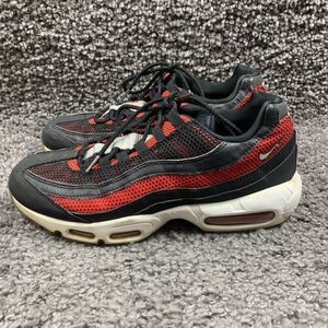 Nike Air Max 95 Essential Red Black Bred 749766-039 Size 9.5 Sneakers
